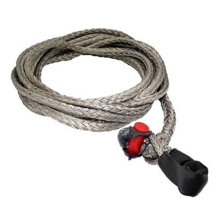 LOCKJAW 1/2 in. x 25 ft. 10,700 lbs. WLL. LockJaw Synthetic Winch Line Extension w/Integrated Shackle 21-0500025